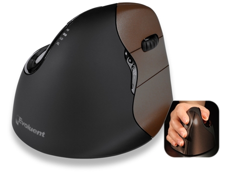 EVOLUENT VerticalMouse 4 Small Wireless ratón mano derecha RF inalámbrico Óptico