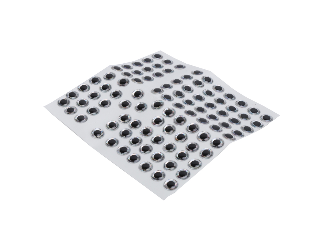 Danu26-100 Pegatinas De Ojos De Pescado Simulados Accesorios Para Fabricar Imitaciones De Pesca Diy Lures Making