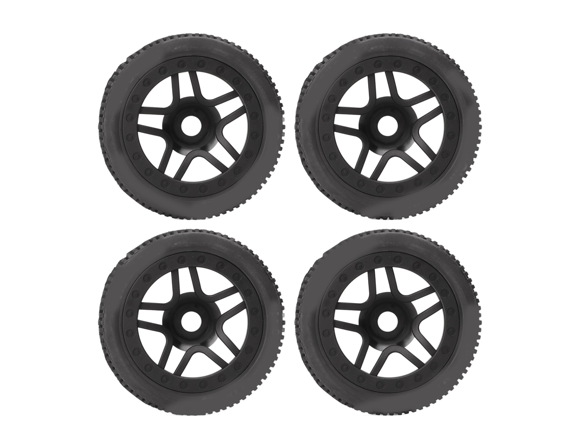 4 Neumáticos De Goma Para Coches Rc Con Gran Absorción De Impactos Y Resistencia Al Desgaste, Ruedas Todoterreno Rc A Escala 1:8, Arrma