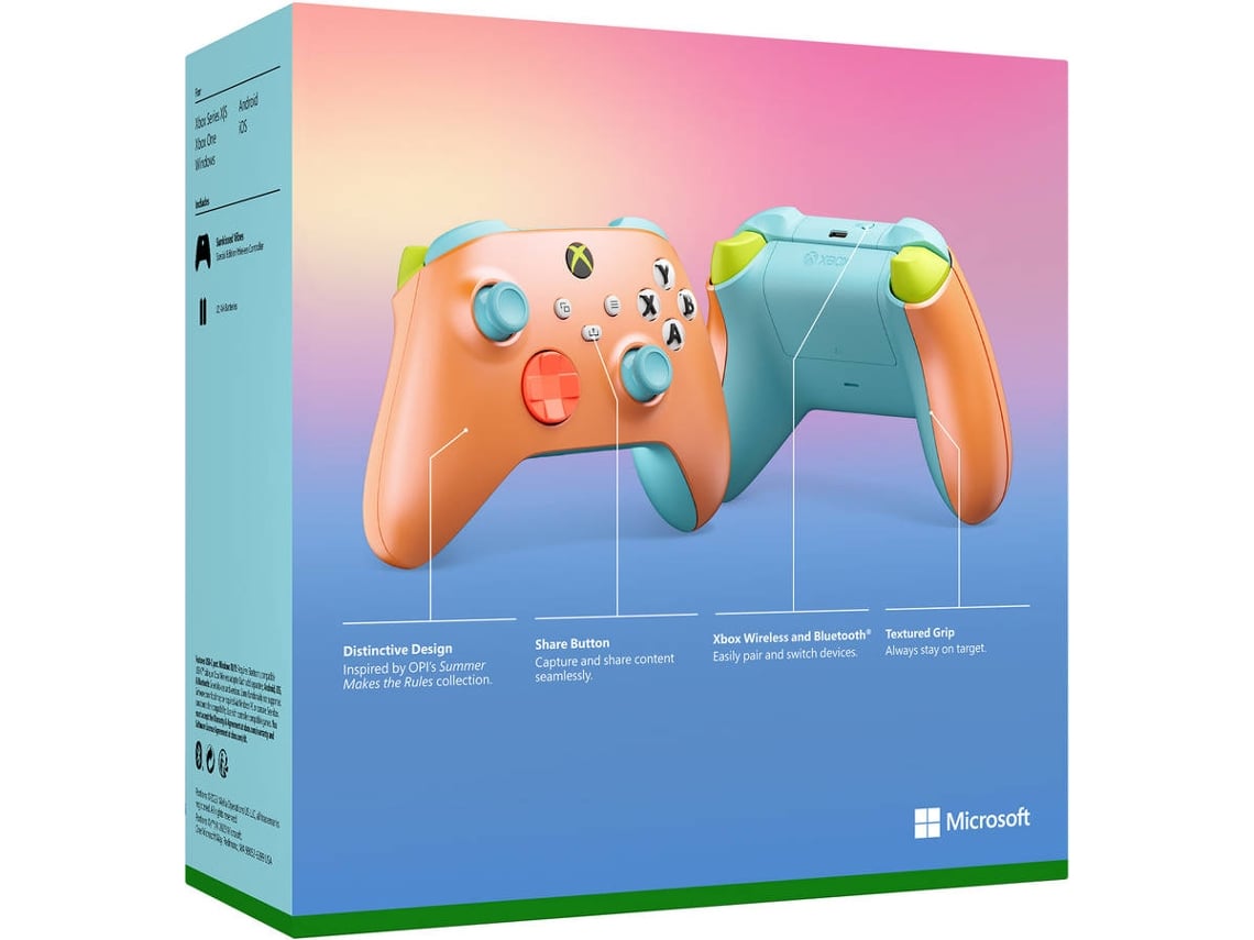 Mando Xbox Sunkissed Vibes Special Edition (Inalámbrico - Naranja
