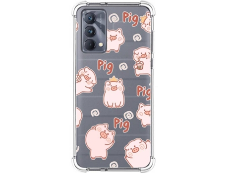 Carcasa Realme GT Master Edition TUMUNDOSMARTPHONE Cerdos Multicolor