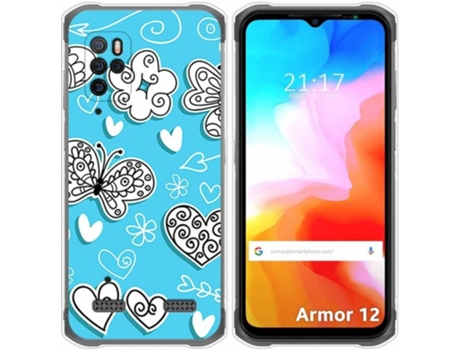 Carcasa Ulefone Armor 12 5G TUMUNDOSMARTPHONE Dibujos Mariposas Multicolor