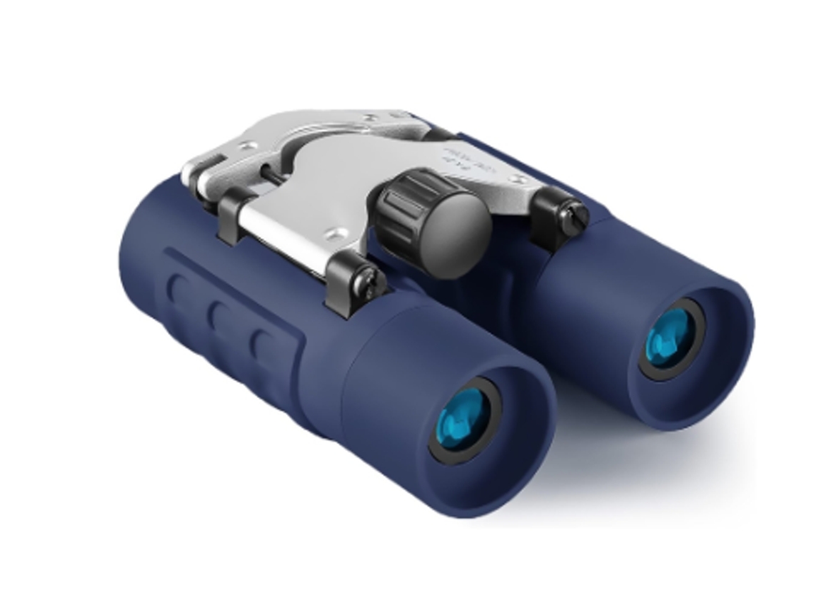 Binoculares para niños de 3 a 12 años, 8x21, ideales para observación de aves, viajes, camping, etc. (Azul marino)