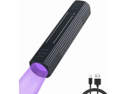 Linterna Uv Recargable 365nm Con Filtro Negro, Linterna Ultravioleta Profesional Para Curado De Resina, Fugas De Aceite, Rocas Y Minerales