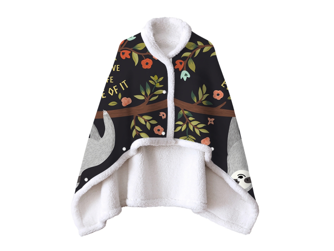 Manta Con Dibujo De Pájaro Lento - Regalo Para Mujeres Y Niñas, Artículo Tierno Para Adultos Y Niños