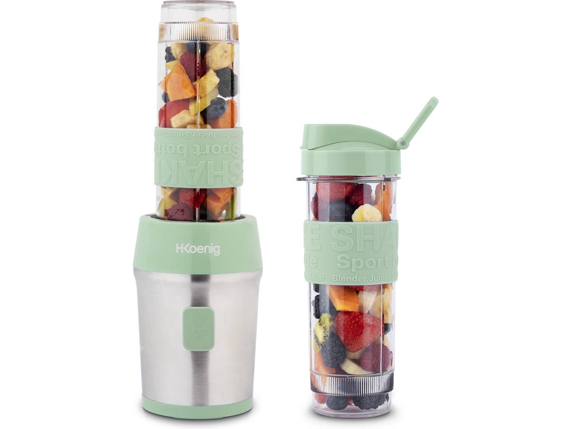 Batidora de Vaso H. KOENIG SMOO18 (300 W - 0.75 L - Verde)