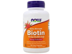 NOW FOODS Biotin 10000 Mcg 120 Cápsulas