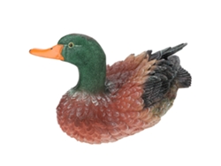 Estatua de pato con marco de animal de simulación para decoración de jardín