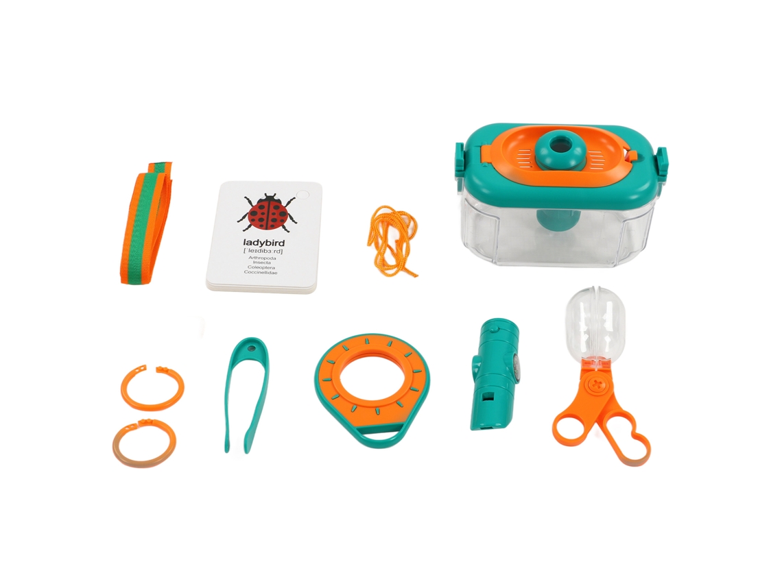 Kit De Captura De Insetos Para Crianças Com Lupa Lanterna E Caixa De Observação Para Aventura Ao Ar Livre