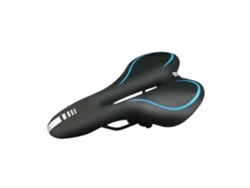 Sillín de bicicleta unisex, cómodo, ancho y suave de gel, ergonómico, con funda y llave para bicicleta de montaña y carretera.