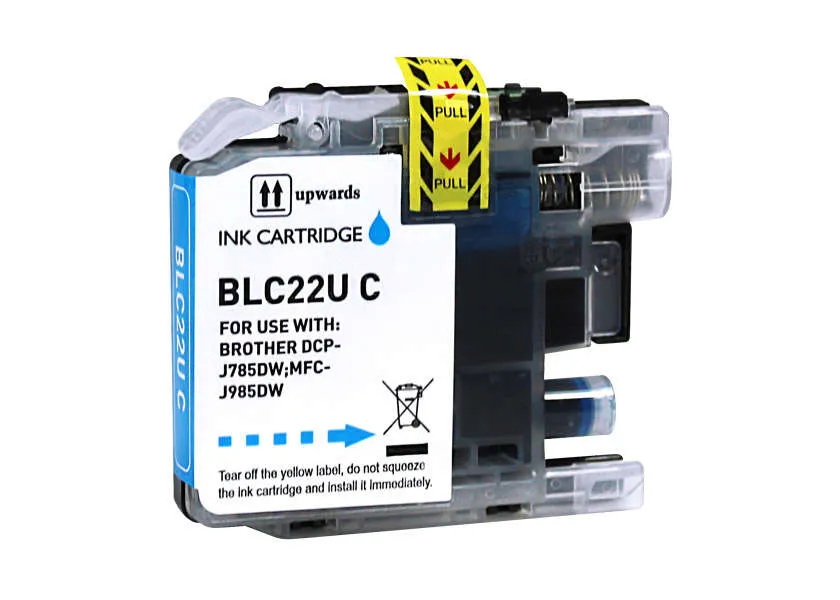 Cartucho De Tinta Genérico BROTHER Lc22U Cian Reemplaza Lc22Ucbp