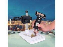 Microscopio digital portátil inalámbrico inteligente DM1 de 3,5 pulgadas con aumento de 500x y alta definición. Microscopio portátil para niños con soporte.