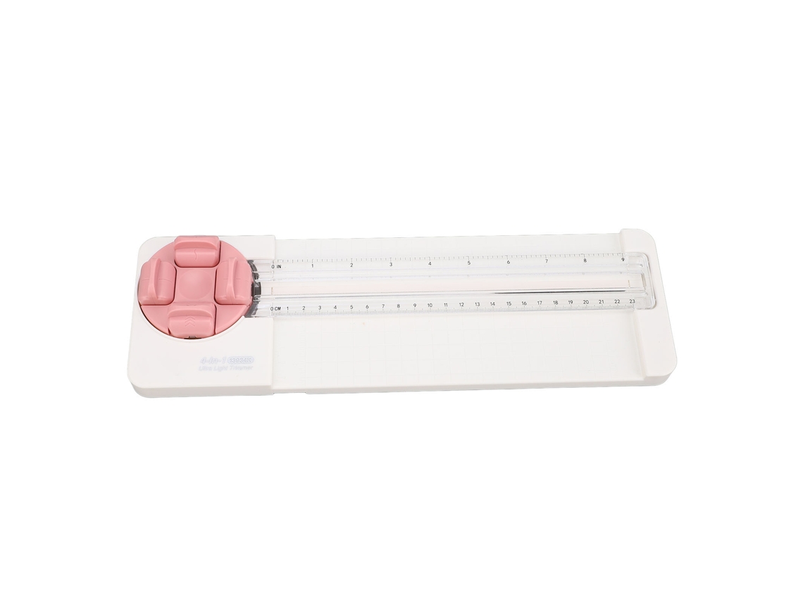 Cortadora De Papel 4 En 1 Con Opciones De Corte Recto, Curvo, Punteado, Plegado Y Medición (45-90 Grados).