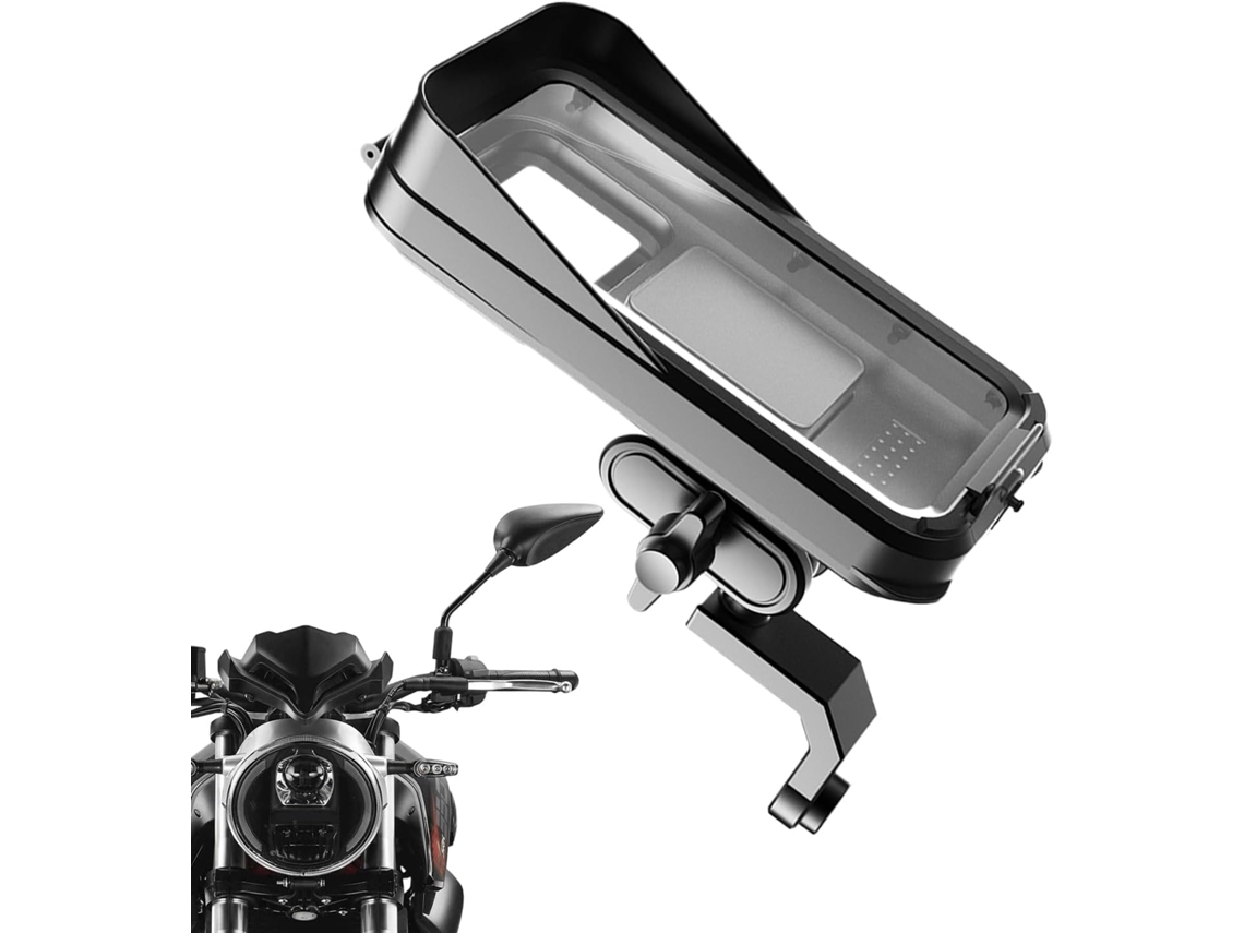 Soporte Para Teléfono De Bicicleta – Para Manillar | Impermeable | Con Funda Para La Lluvia | Accesorios De Ciclismo