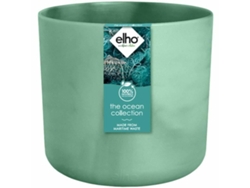 Maceta ELHO Ø 22 cm Verde Plástico Redondo Moderno