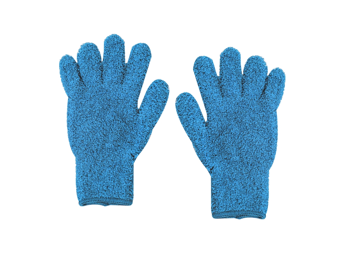 Toalla Kofihety Guantes Secado Ultra Microfibra Azul (20x15x5cm)