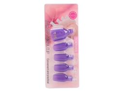 Clipes Removedores de Esmalte em Gel UV Rebe-5 para Uso Doméstico e Profissional - Roxo