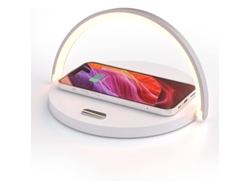 Lámpara De Escritorio Led Con Cargador Inalámbrico 15w, Control Táctil Y 3 Niveles De Brillo
