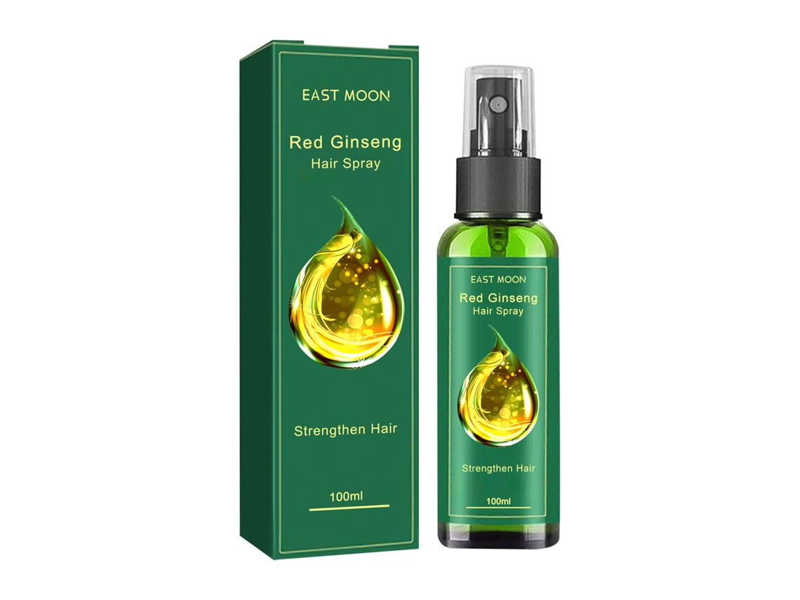 Spray estimulante para el cabello: Previene la caída del cabello, lo fortalece y le da más volumen con extracto de ginseng.