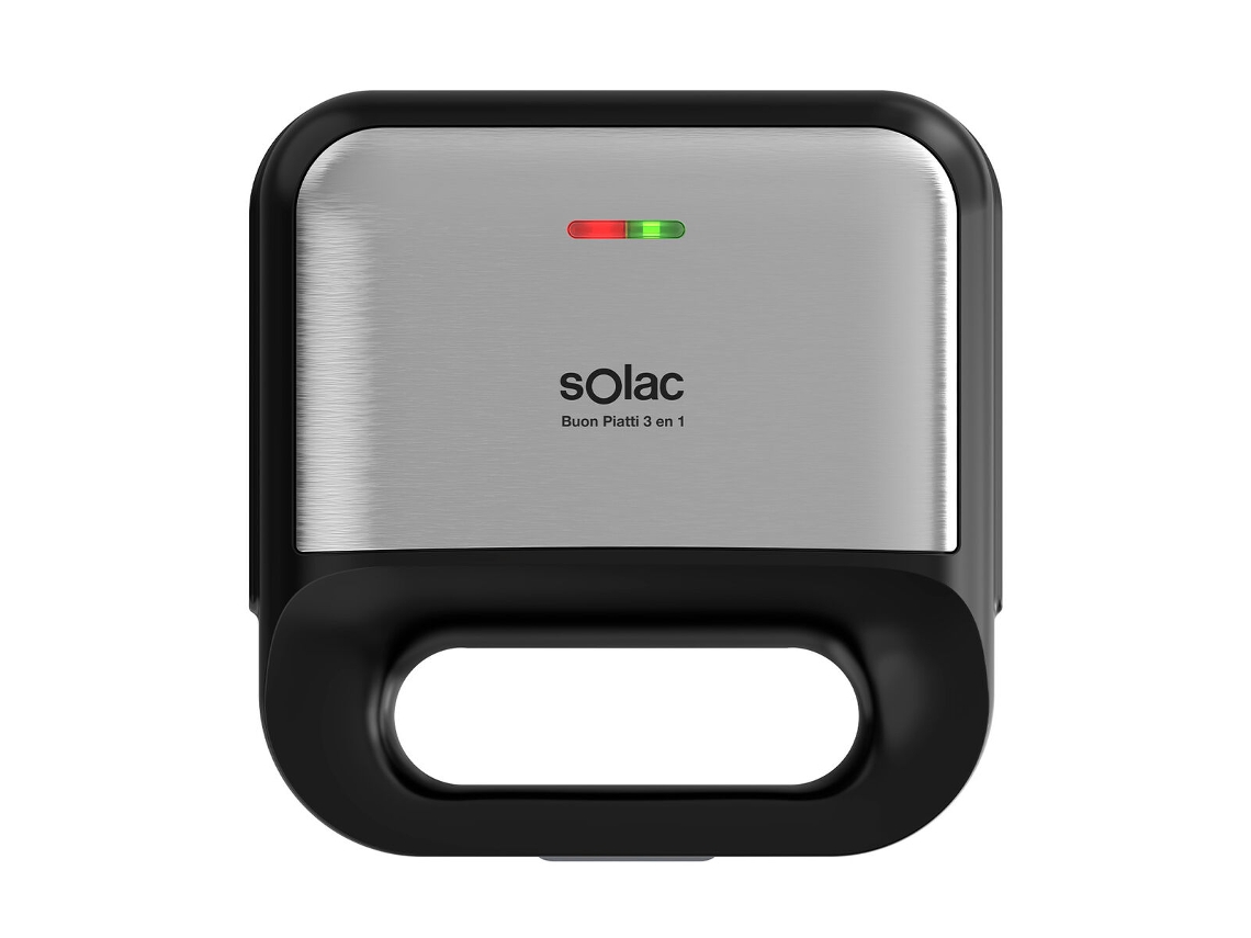Sandwichera SOLAC SD5060 (Gris - 750 W)