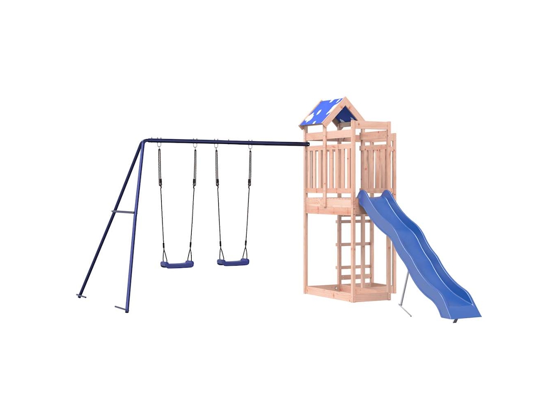 Parque Infantil De Exterior VIDAXL Marrón Madera Douglas (362x361x239cm)
