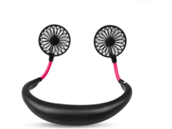Ventilador Portátil Lámpara Led Deportiva De Aromaterapia Ventilador Cuello Colgante Carga Usb Mini Para