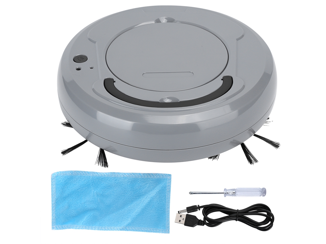 Aspiradora robótica inteligente USB mini con depósito de polvo de 400 ml para electrodomésticos