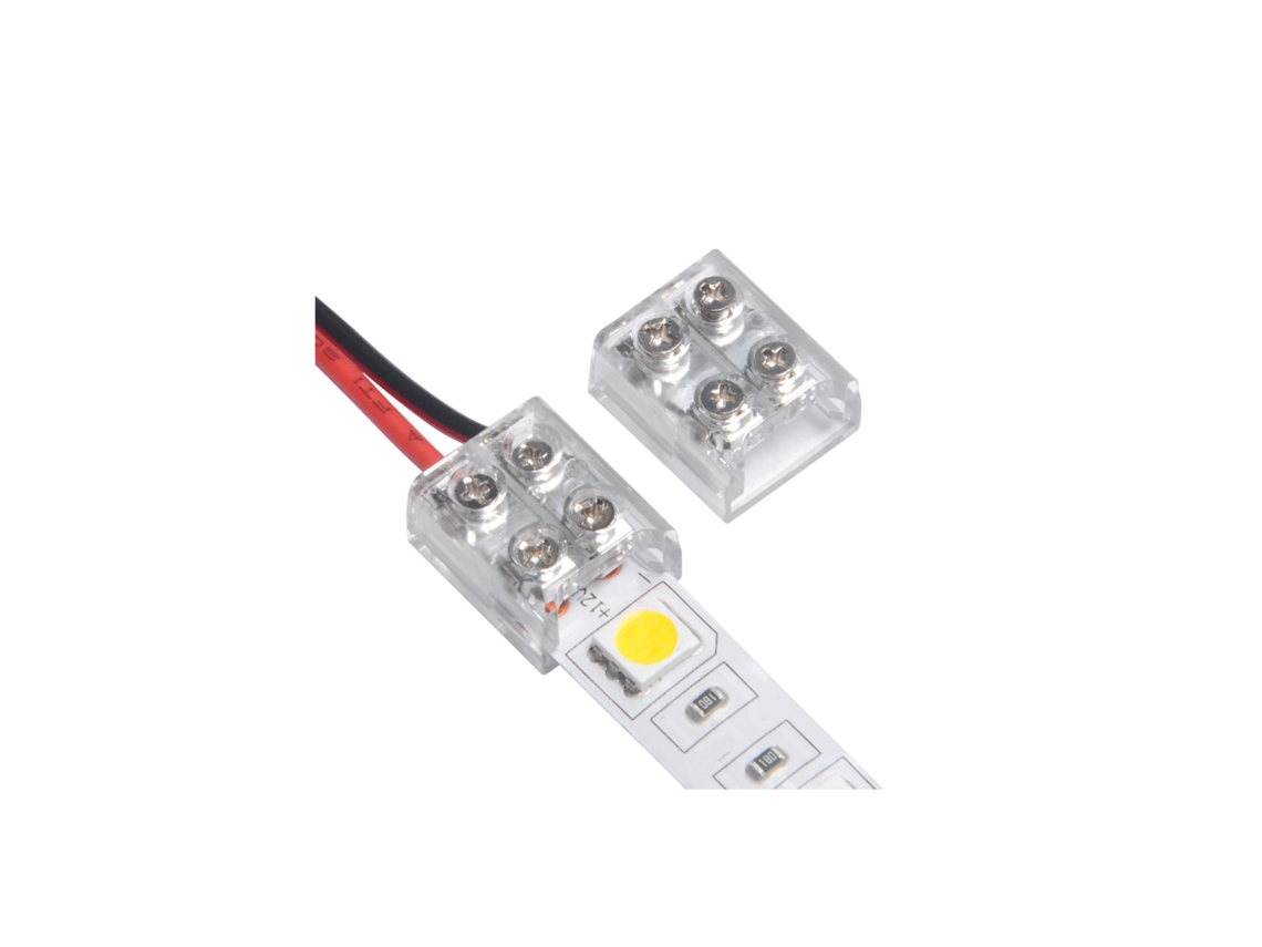 Conector Tira LED 12/24V DC Cable con Tornillo