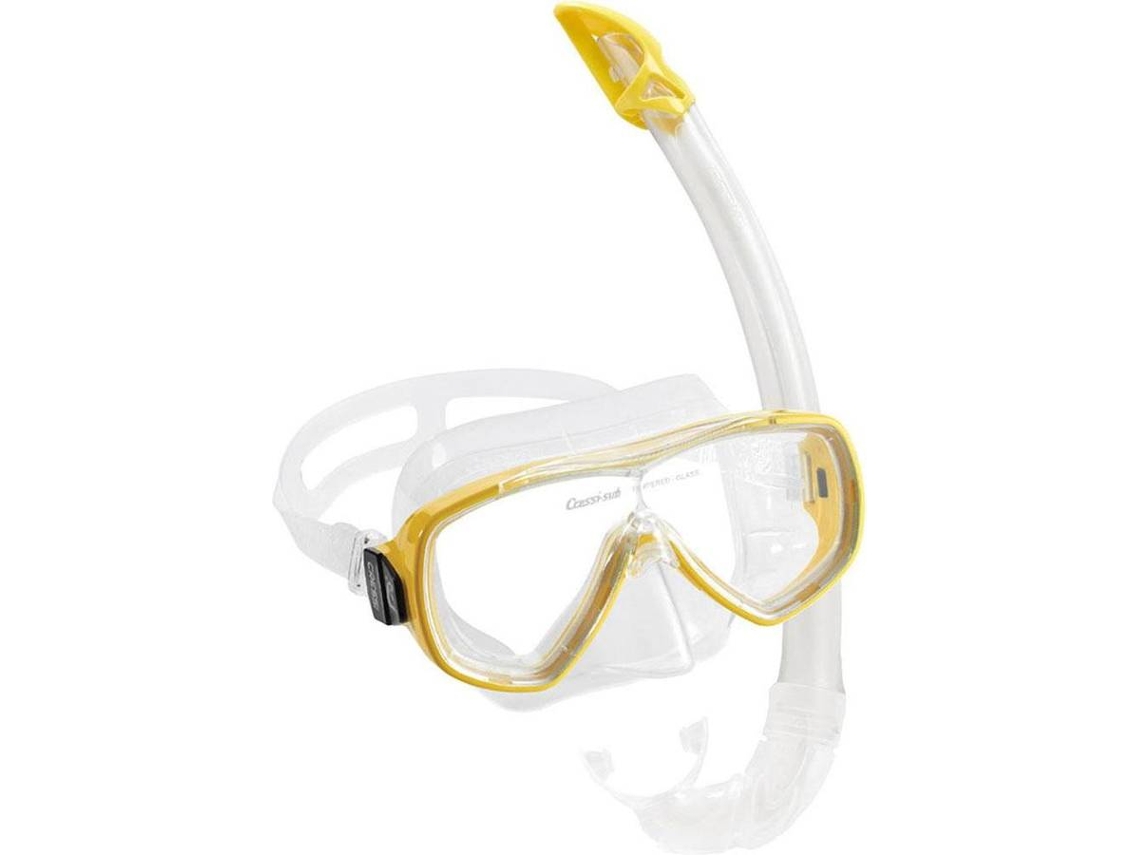 Conjunto De Máscara E Tubos Frontales de Buceo CRESSI Onda