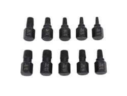 Juego De 10 Extractores De Tornillos Dañados Para Acero Cr V, De 1/8 Pulg. A 13/32 Pulg., Para Mantenimiento Automotriz.