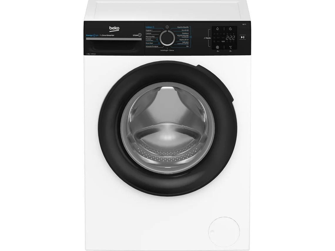 Lavadora BEKO EnergySpin BM3WFSU39413 (9 kg - 1400 RPM - Blanco)