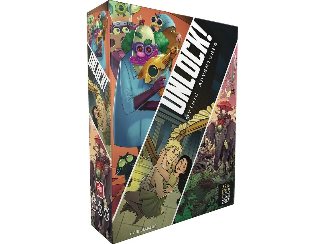 Juego Colectivo ASMODEE Unlock! Mythic Adventures (Edad Mínima Recomendada: 10 años - Versión en Francés)