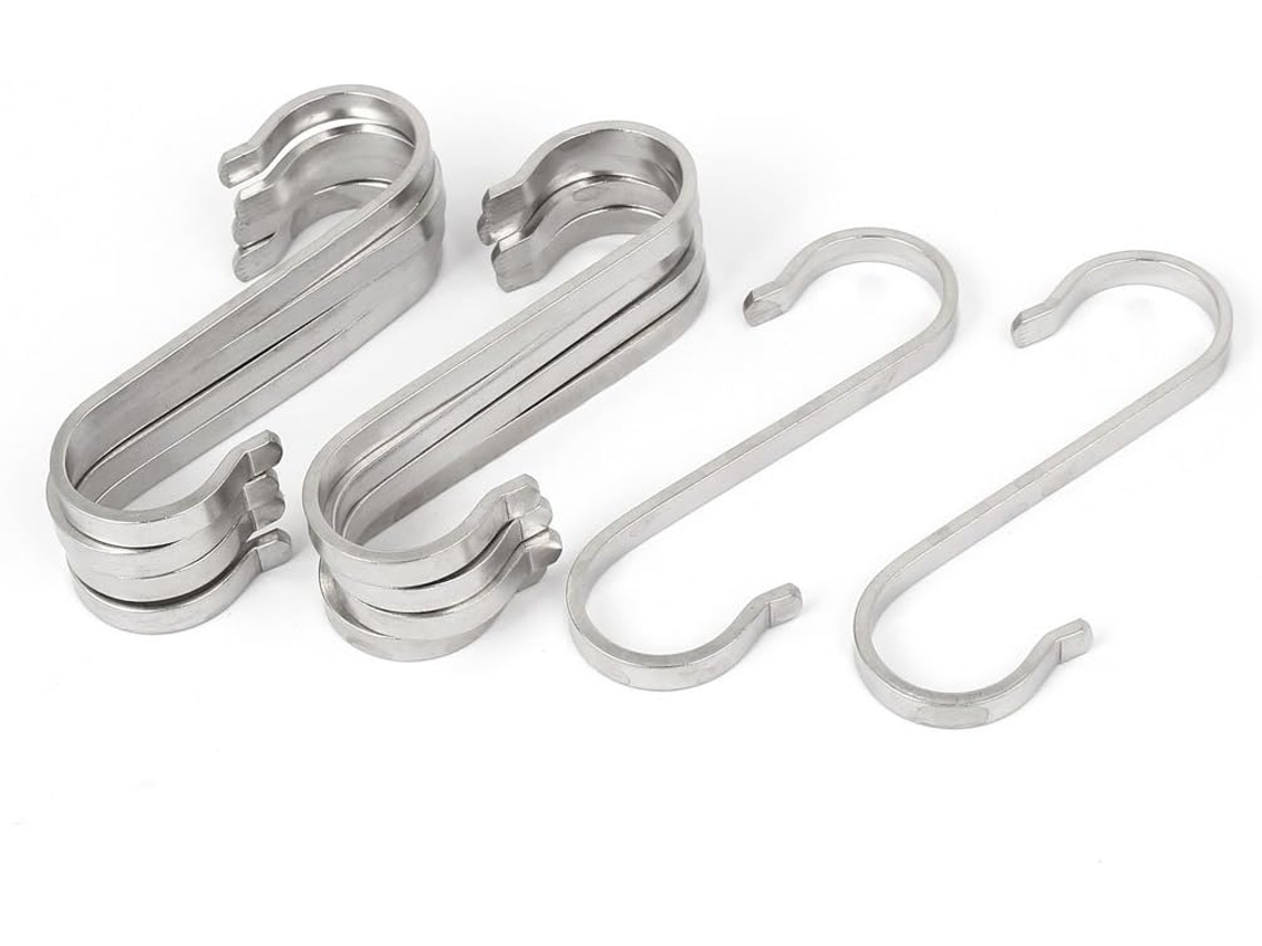 Juego de 10 accesorios de baño, apertura de 19 mm, altura de 76 mm, acero inoxidable CHABERLU