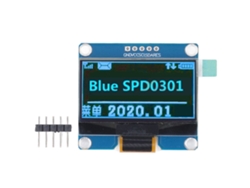 Módulo De Pantalla Oled Ips 1.54 Pulgadas 128x64 Spi Iic Spd0301 Interfaz Azul Diy Digital