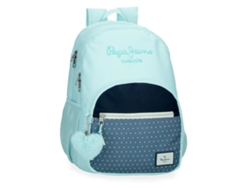 Mochila Escolar Poliéster Dalma Azul PEPE JEANS