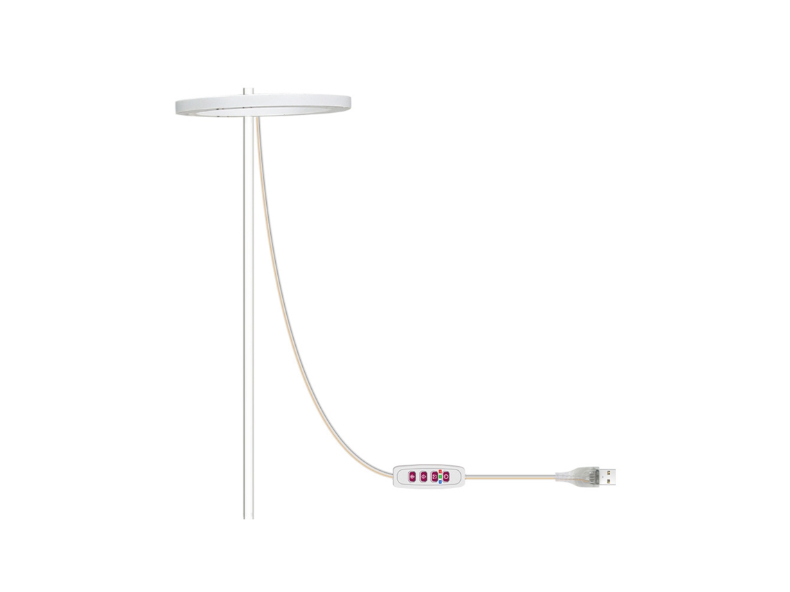Lámpara Led Para El Cultivo De Plantas Con 5 Modos Regulación, Temporizador Y Conexión Usb, Ideal