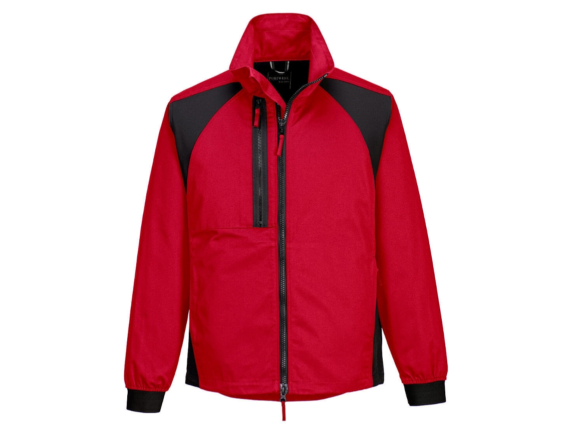 Chaqueta Elástica De Trabajo Wx2 Stretch: Comodidad Y Estilo Rojo Intenso / Xl