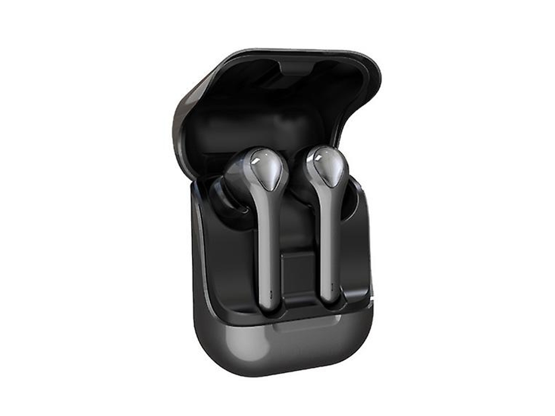 YEMAESRE Auriculares de Carga Inalámbrica YEMAESRE Bluetooth con Cancelación de Ruido Negro