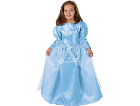 Disfraz de Niña DISFRAZZES Princesa De Cuento Azul (Talla: 7 a 9 años)