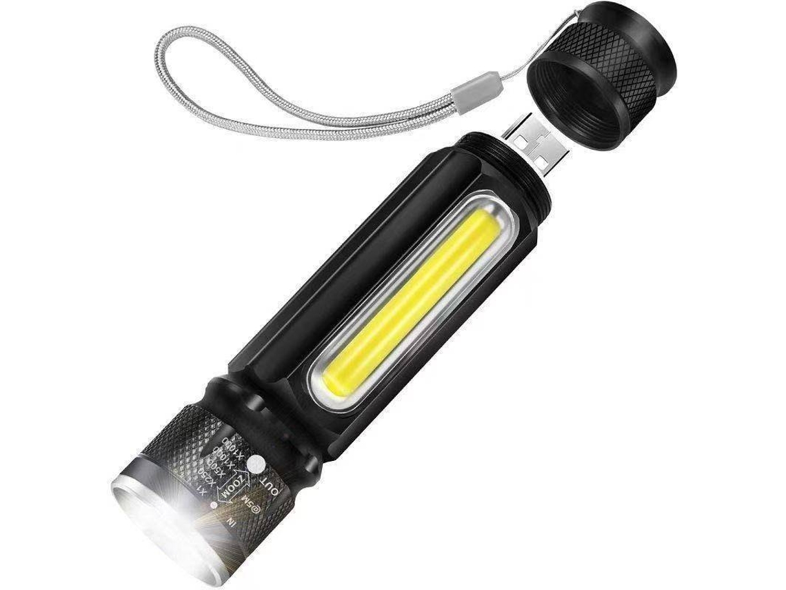 Mini Linterna Led Edc Usb Recargable YAN210