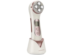 Dispositivo antiarrugas ultrasónico de 5 modos, dispositivo de belleza facial LED, recargable por USB, oro rosa Yemaesre