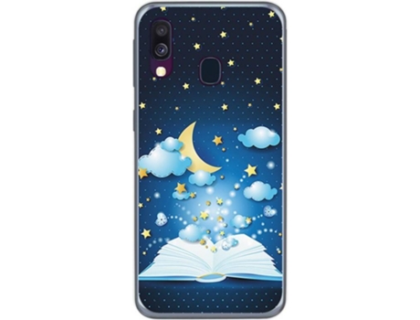 Carcasa Samsung Galaxy A40 TUMUNDOSMARTPHONE Libro Cuentos Multicolor