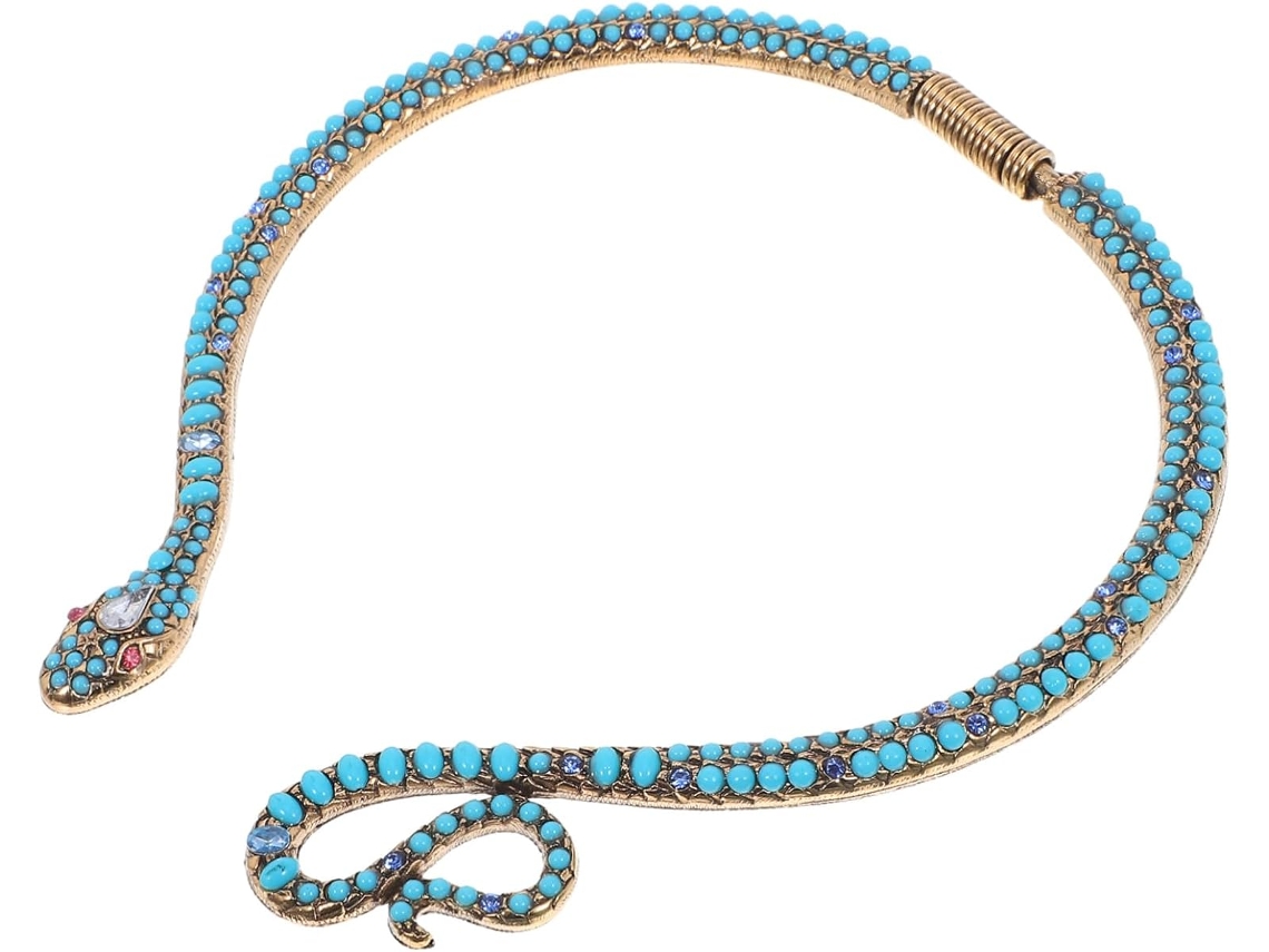 Collar De Serpiente Para Mujer, Gargantilla, Aleación, Para Halloween