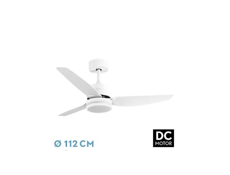 Ventilador DC Jarama 20W Blanco 3 Aspas FABRILAMP