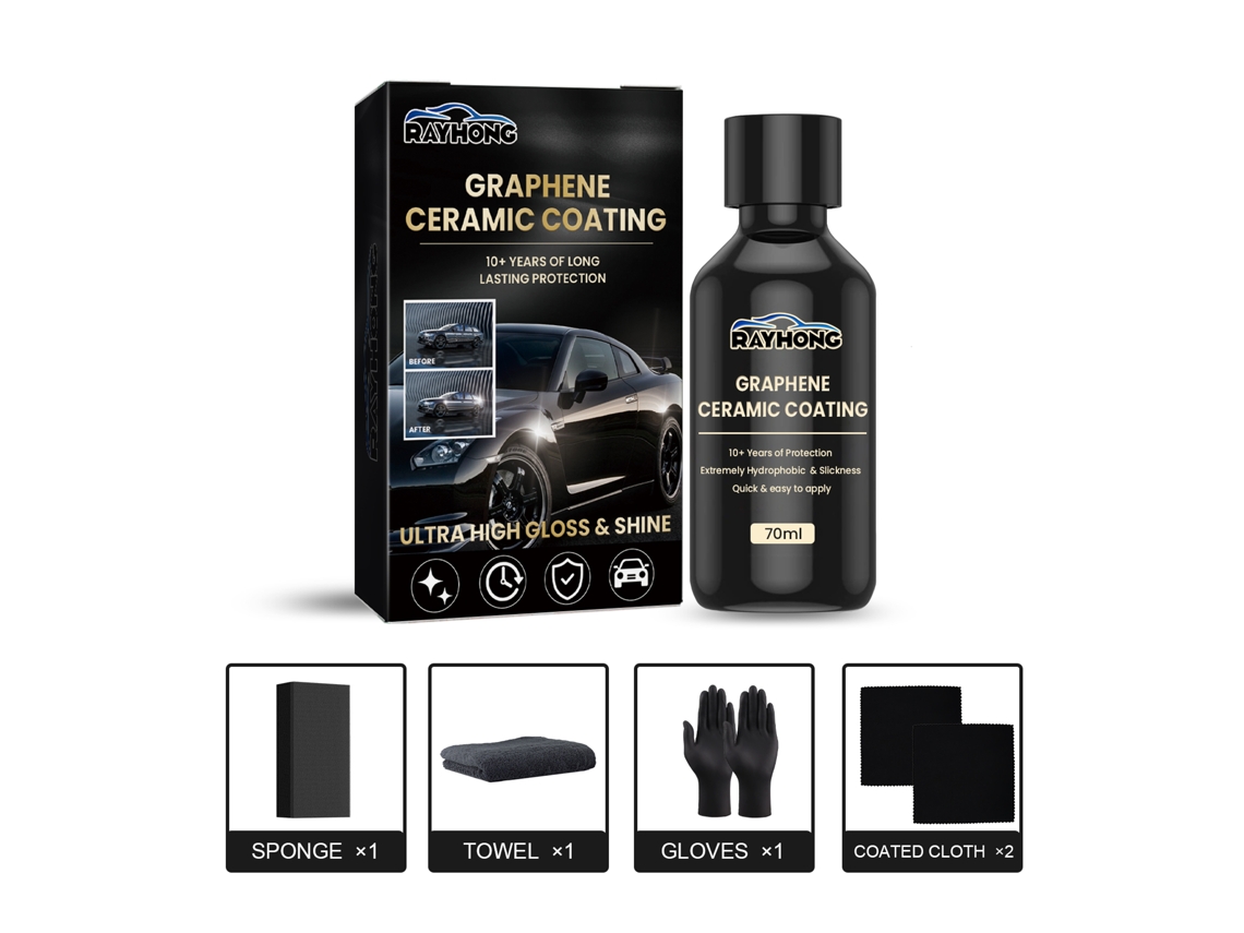 Recubrimiento cerámico de grafeno, superhidrofóbico, para automóviles