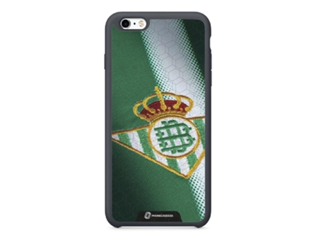 Funda Móvil Oficial Real Betis Fc para iPhone 6 Plus PHONECASES3D Piel Sintética Negro