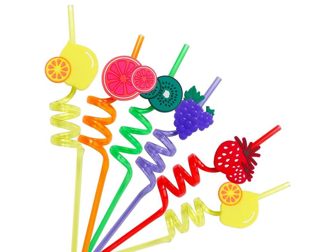 25 vasos de fruta reutilizables con un diseño precioso para fiestas de cumpleaños.
