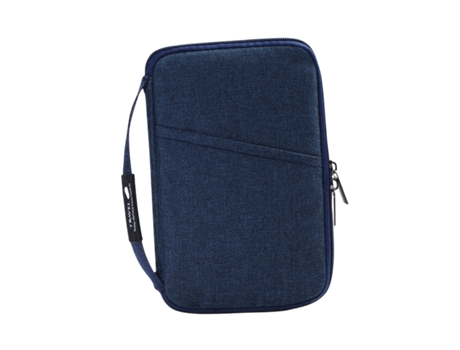 Bolsa de armazenamento de passaporte carteira de passaporte para viagens Azul oscuro