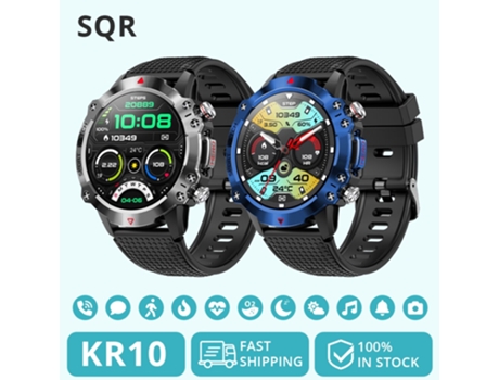 Reloj inteligente SQR pantalla IPS HD de 1,39 pulgadas 25 días de duración de la batería 100 modos deportivos reloj inteligente de dureza de grado ...