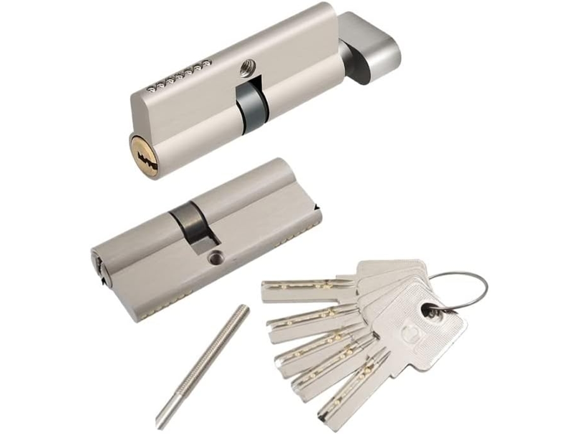 Cerradura De Cilindro Europea Barril 5 L 29 Mm. Producto De Alta Calidad Para Uso Residencial Y Comercial